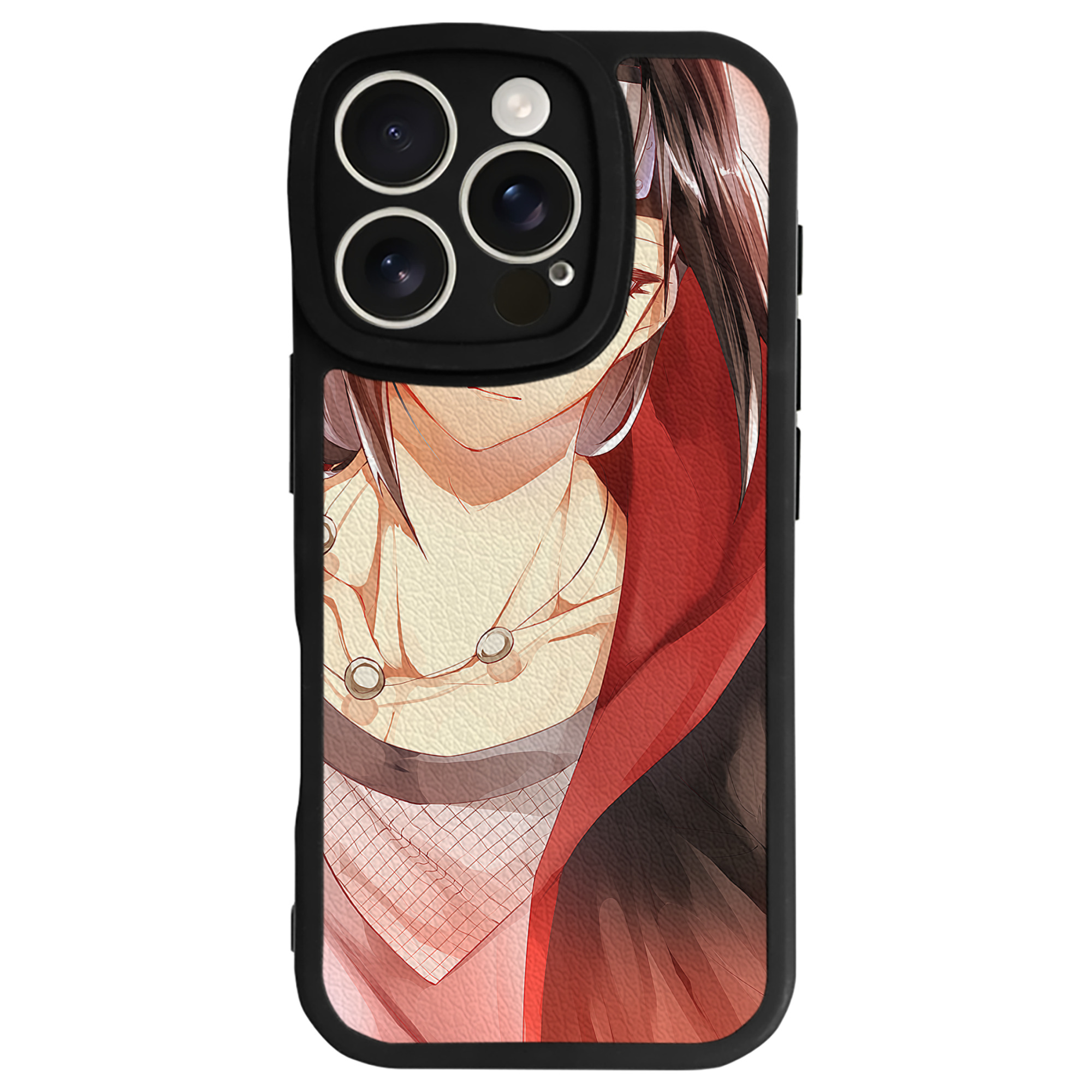 （画像用） NARUTO -ナルト- NARUTO -ナルト- 疾風伝 【iPhone 16シリーズ対応】シリコンスマホケース（レザー調） 材質：シリコン